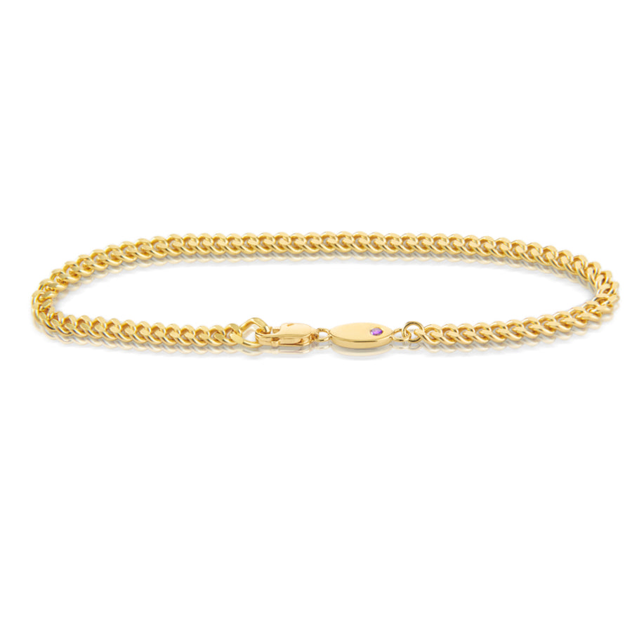 Curb Chain Bracelet - Gold