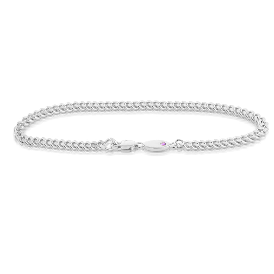 Curb Chain Bracelet - Silver