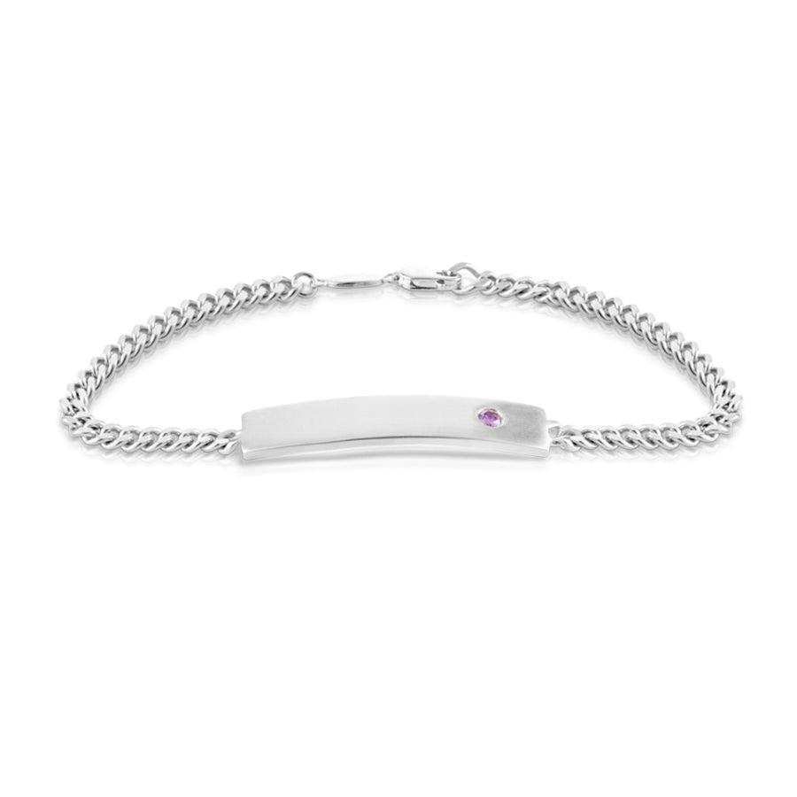 Plate Bracelet - Silver