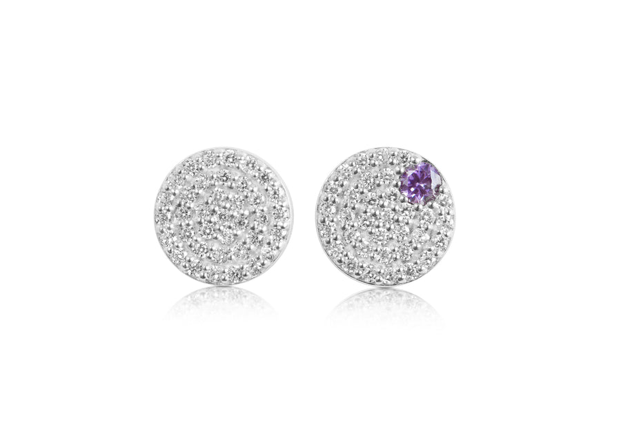 Circle Earstuds - Silver