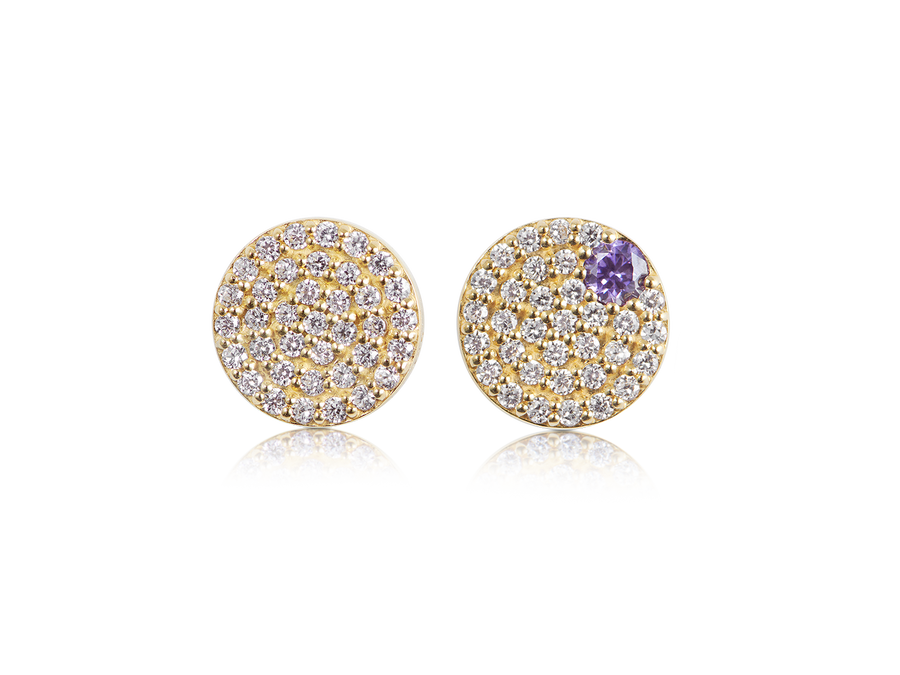 Circle Earstuds - Gold